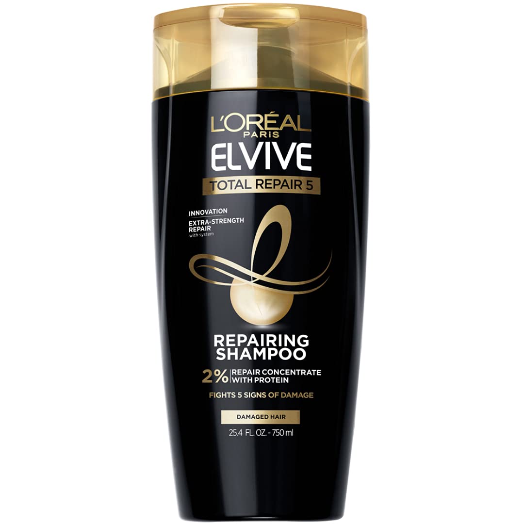 WHOLESALE LOREAL ELVIVE TOTAL REPAIR 5 REPAIRING SHAMPOO 25.4 OZ - 48 PIECE LOT