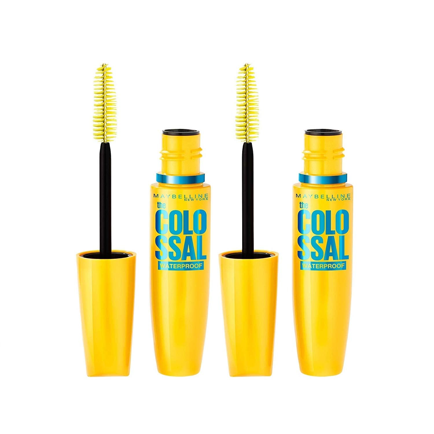WHOLESALE MAYBELLINE VOLUM EXPRESS THE COLOSSAL WATERPROOF MASCARA (PACK OF 2) - GLAM BLACK 240 - 72 PIECE LOT