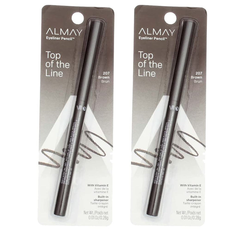 WHOLESALE ALMAY TOP OF THE LINE EYELINER PENCIL 0.01 OZ (PACK OF 2) - BROWN 207 - 72 PIECE LOT (Copy)