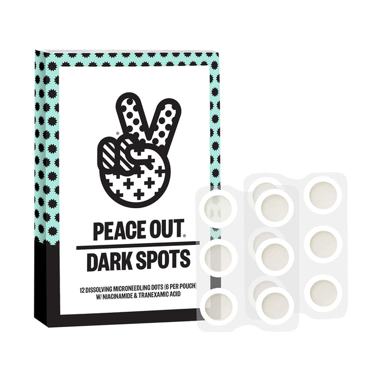 WHOLESALE PEACE OUT DARK SPOTS 12 DISSOLVING MICRONEEDLING BRIGHTENING DOTS - 50 PIECE LOT