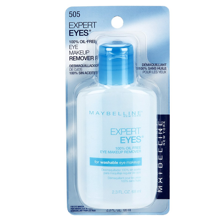 WHOLESALE MAYBELLINE EXPERT EYES 100% OIL-FREE EYE MAKEUP REMOVER FOR WASHABLE EYE MAKEUP 2.3 OZ - 72 PIECE LOT