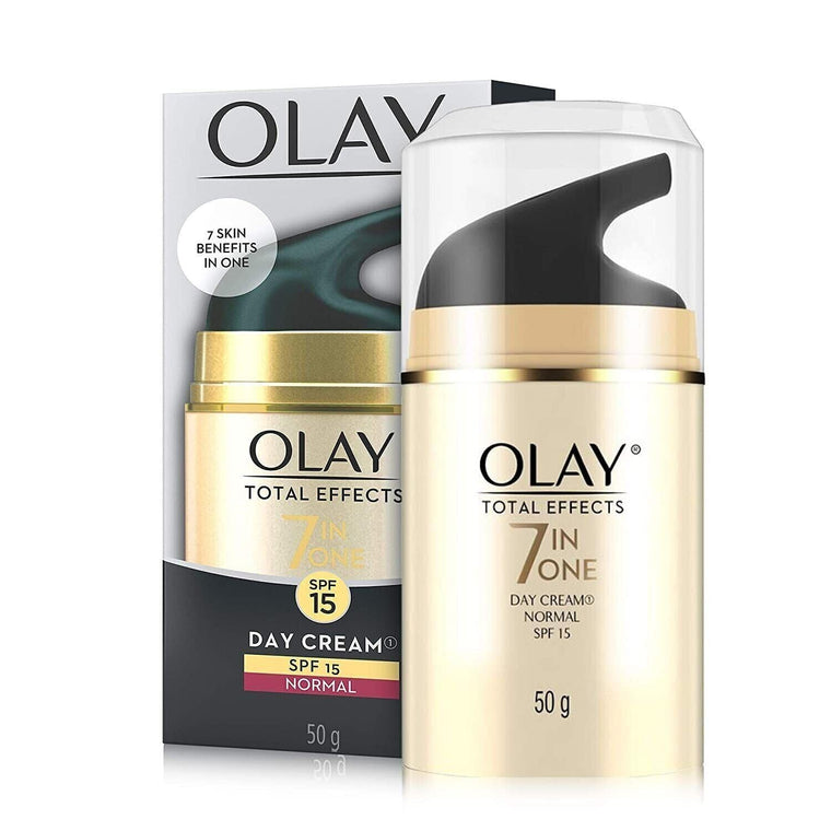 WHOLESALE OLAY TOTAL EFFECTS 7 IN ONE DAY CREAM NORMAL SPF 15, 50g / 1.7 OZ - 48 PIECE LOT