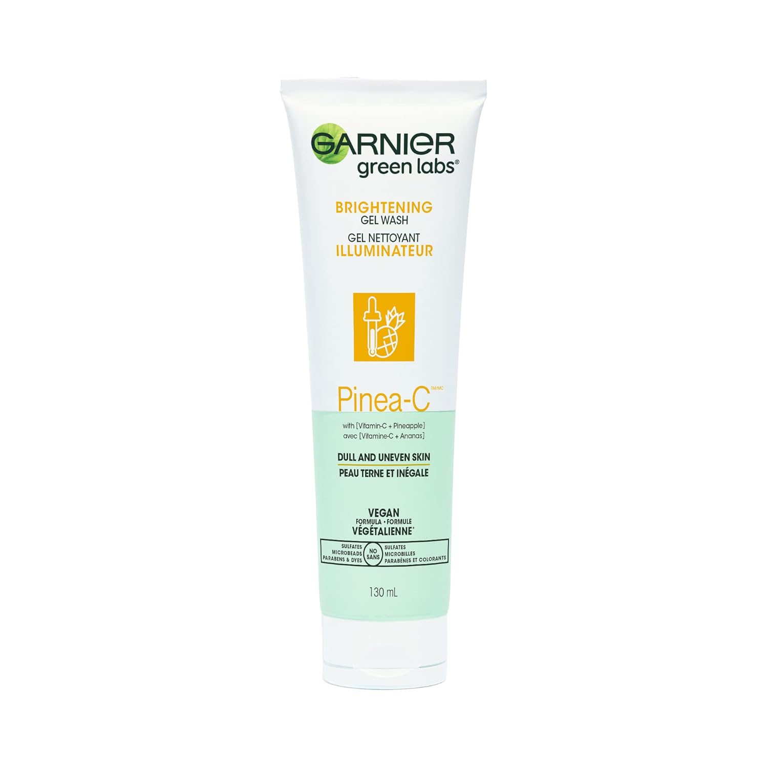 WHOLESALE GARNIER GREEN LABS BRIGHTENING GEL WASH PINEA-C 4.4 OZ - 48 PIECE LOT