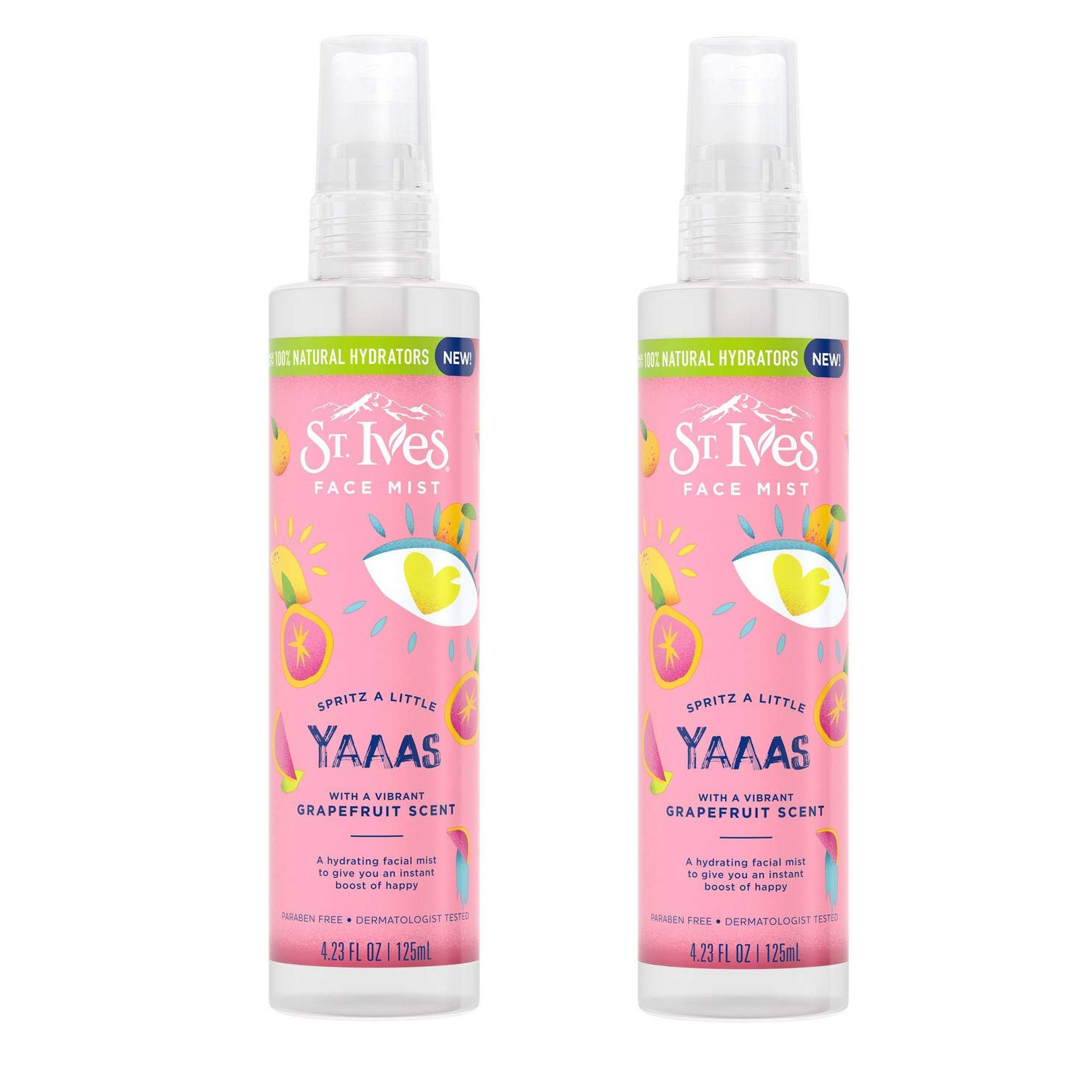 WHOLESALE ST. IVES HYDRATING FACE MIST 4.23 OZ (PACK OF 2) - GRAPEFRUIT SCENT - 48 PIECE LOT