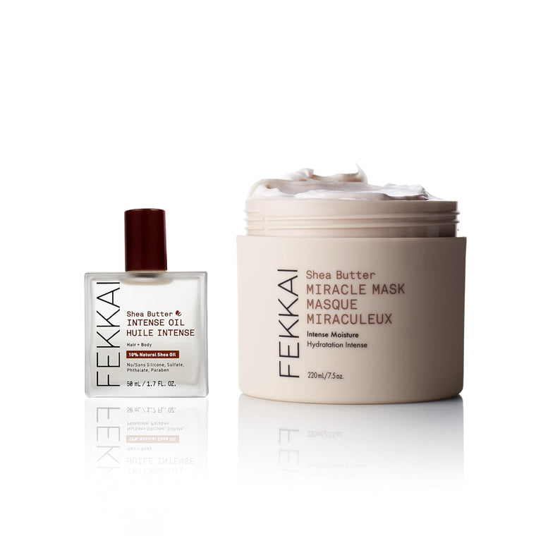 WHOLESALE FEKKAI SHEA BUTTER INTENSE MASK 7.5 OZ & SHEA BUTTER INTENSE OIL 1.7 OZ BUNDLE SET - 48 PIECE LOT