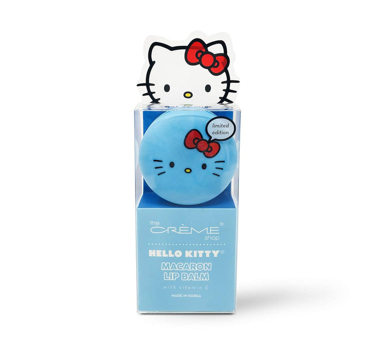WHOLESALE THE CREME SHOP x HELLO KITTY MACARON LIP BALM - COOL AS MINT - 48 PIECE LOT