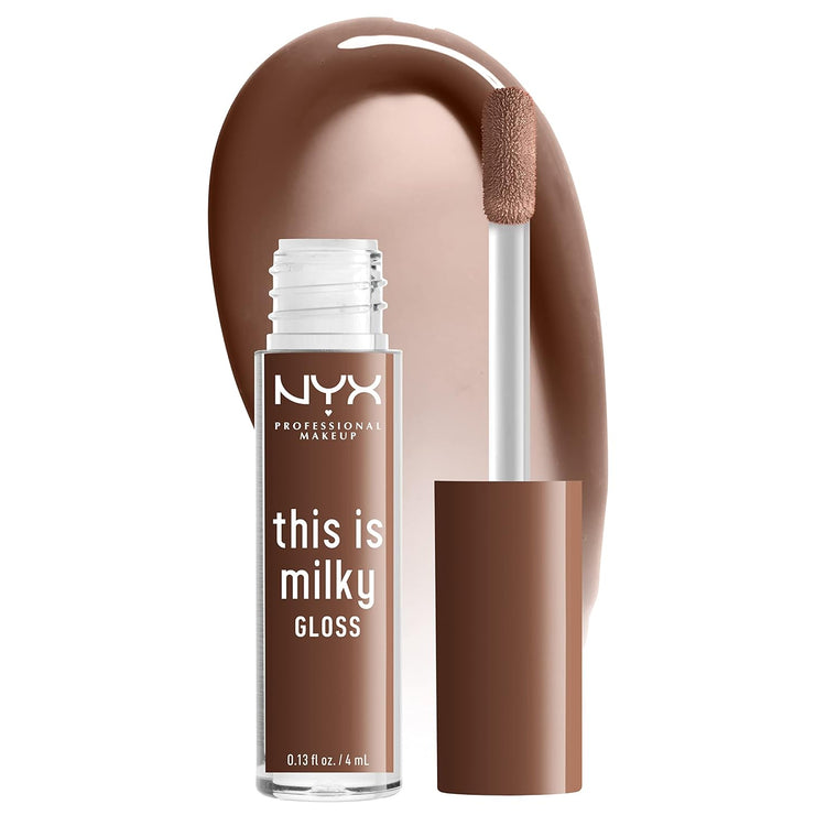 WHOLESALE NYX THIS IS MILKY LIP GLOSS 0.13 OZ - MILK THE COCO - 72 PIECE LOT