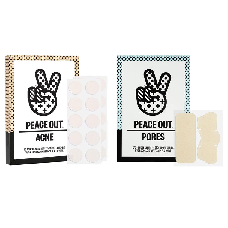 WHOLESALE PEACE OUT SKINCARE CLEAR SKIN DUO SET - 50 PIECE LOT