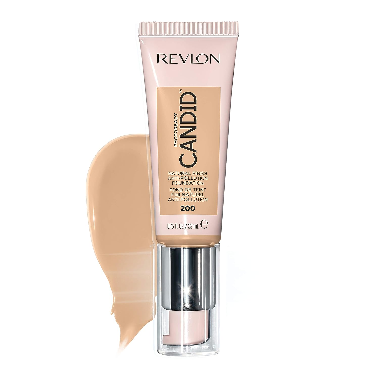 WHOLESALE REVLON PHOTOREADY CANDID NATURAL FINISH ANTI-POLLUTION FOUNDATION 0.75 OZ - NUDE 200 - 48 PIECE LOT