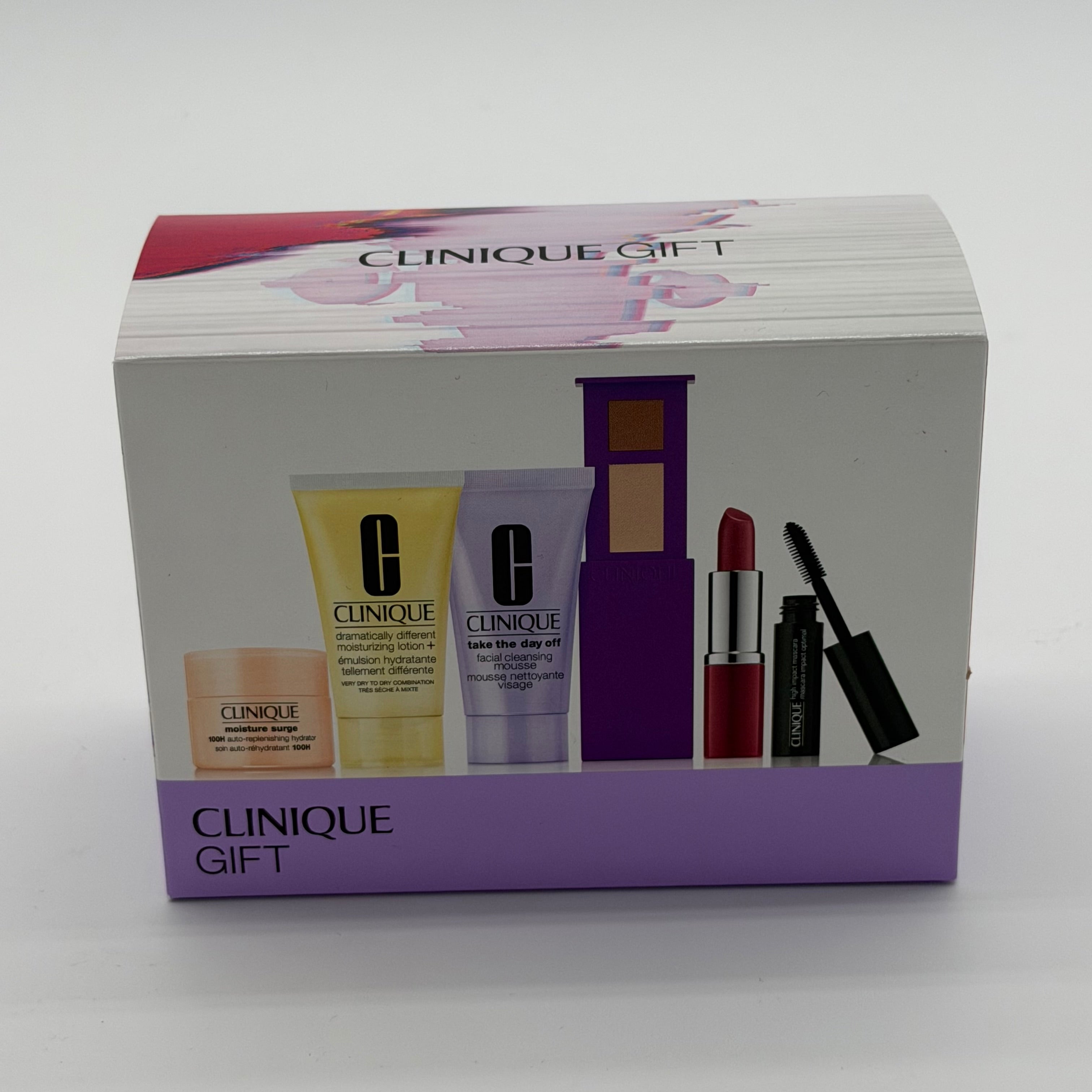 WHOLESALE CLINIQUE 6 PIECE GIFT SET - PURPLE - 50 PIECE LOT