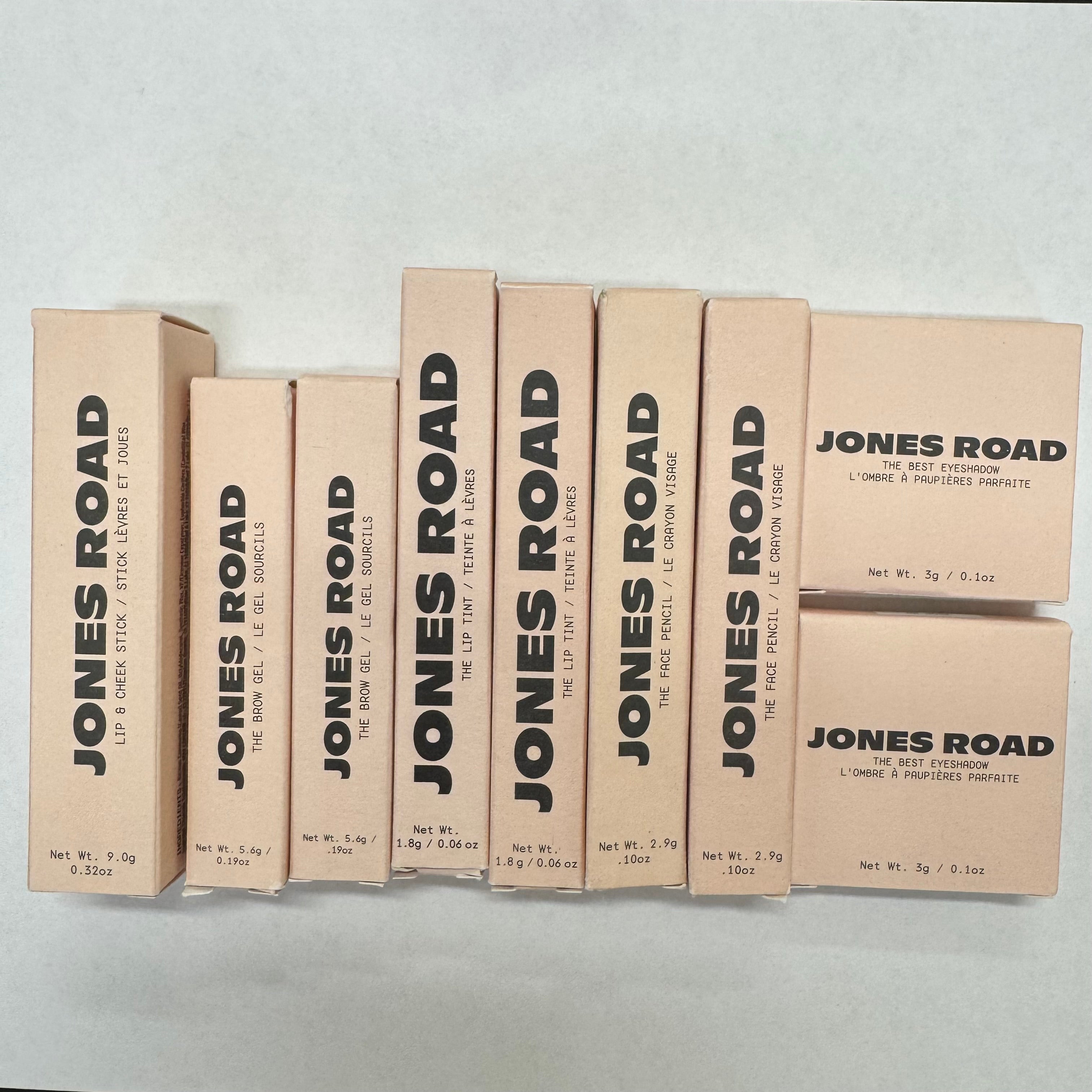 WHOLESALE ASSORTED JONES ROAD BEAUTY COSMETICS LOT - 50 PIECE LOT