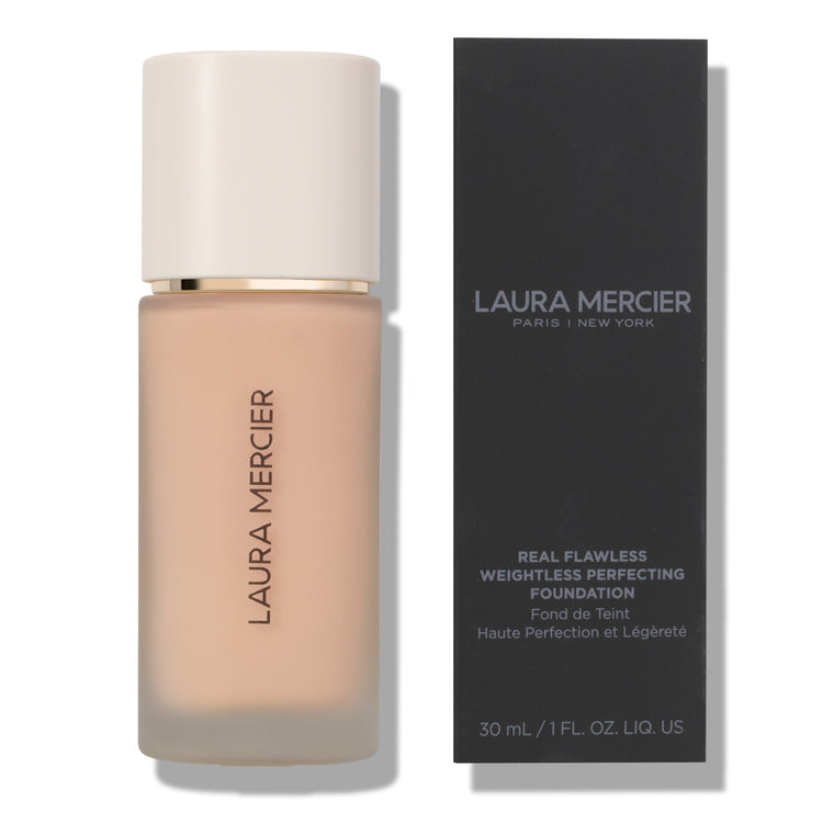 WHOLESALE LAURA MERCIER REAL FLAWLESS WEIGHTLESS PERFECTING FOUNDATION 1 OZ - ASSORTED - 30 PIECE LOT