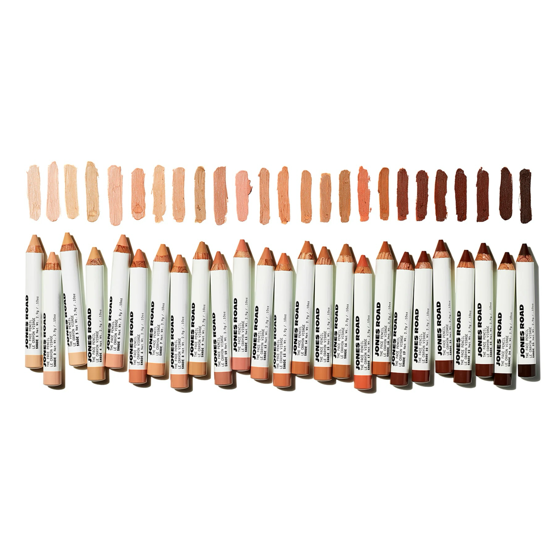 WHOLESALE JONES ROAD THE FACE PENCIL 0.10 OZ - ASSORTED COLORS - 50 PIECE LOT