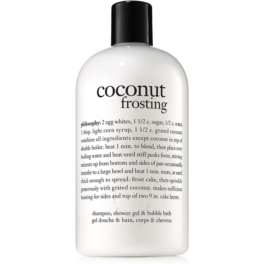 WHOLESALE PHILOSOPHY COCONUT FROSTING SHAMPOO, BATH & SHOWER GEL 16 OZ - 50 PIECE LOT