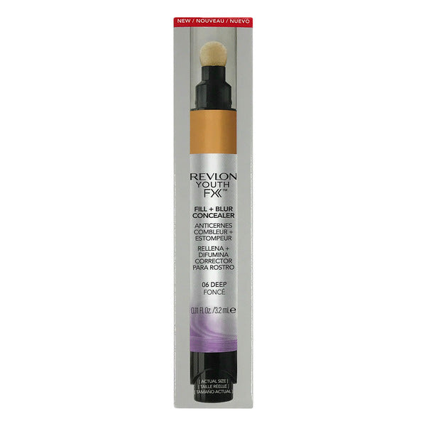 WHOLESALE REVLON YOUTH FX FILL + BLUR CONCEALER 0.11 OZ - DEEP 06 - 48 PIECE LOT