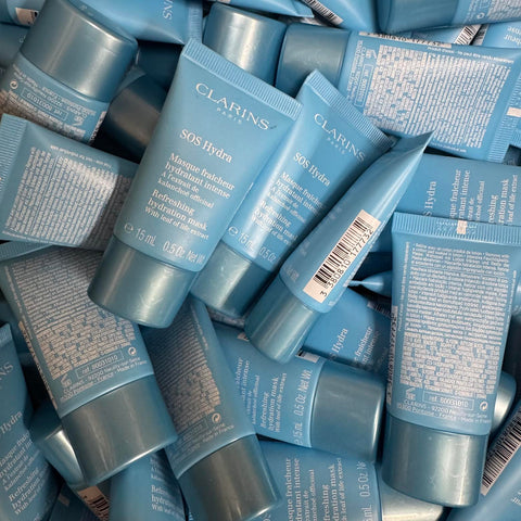 WHOLESALE CLARINS SOS HYDRA REFRESHING HYDRATION MASK 15ml / 0.5 OZ - 50 PIECE LOT