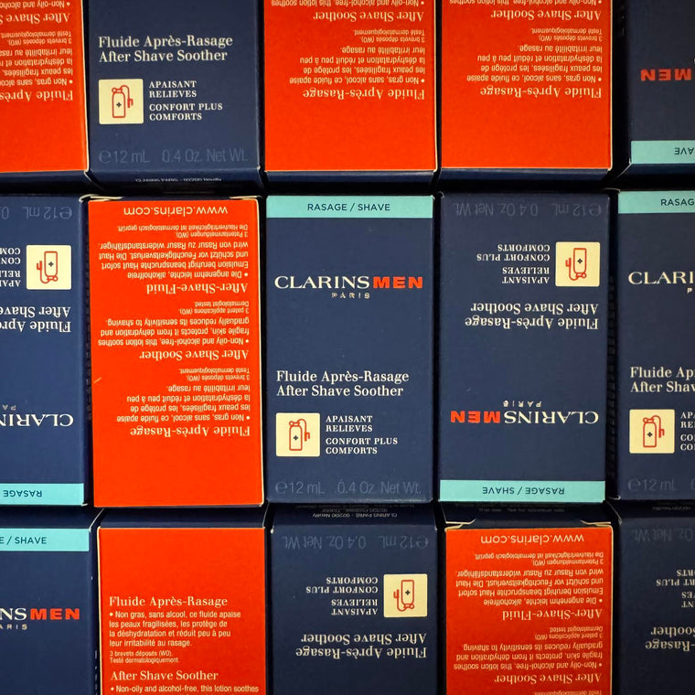 WHOLESALE CLARINS MEN AFTER SHAVE SOOTHER 0.4 OZ - 100 PIECE LOT