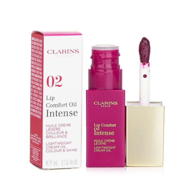 WHOLESALE CLARINS LIP COMFORT OIL INTENSE 0.2 OZ - INTENSE PLUM 02 - 50 PIECE LOT