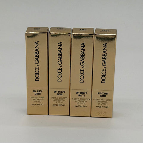 WHOLESALE DOLCE  & GABBANA INSTANT SHINE & HYDRATION LIP STYLO PACKAGE #1 - ASSORTED COLORS - 50 PIECE LOT