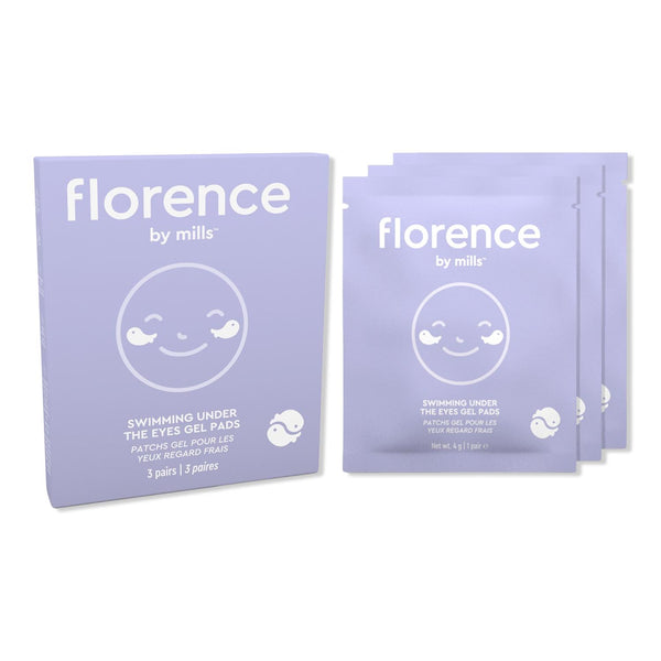 WHOLESALE FLORENCE BY MILLS SWIMMING UNDER THE EYES BRIGHTENING UNDER EYE GEL PADS 3 PAIRS - 48 PIECE LOT