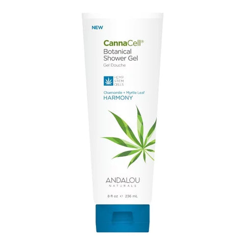 WHOLESALE ANDALOU NATURALS CANNACELL BOTANICAL SHOWER GEL 8 OZ - HARMONY - 48 PIECE LOT