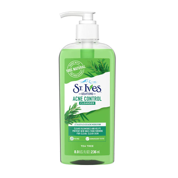 WHOLESALE ST. IVES SOLUTIONS ACNE CONTROL CLEANSER 8 OZ - 48 PIECE LOT