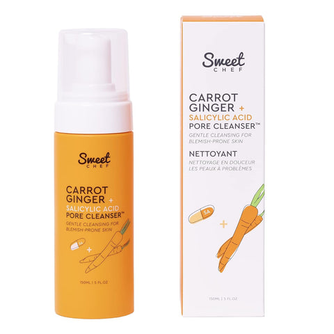 WHOLESALE SWEET CHEF CARROT GINGER + SALICYLIC ACID PORE CLEANSER 5 OZ - 48 PIECE LOT