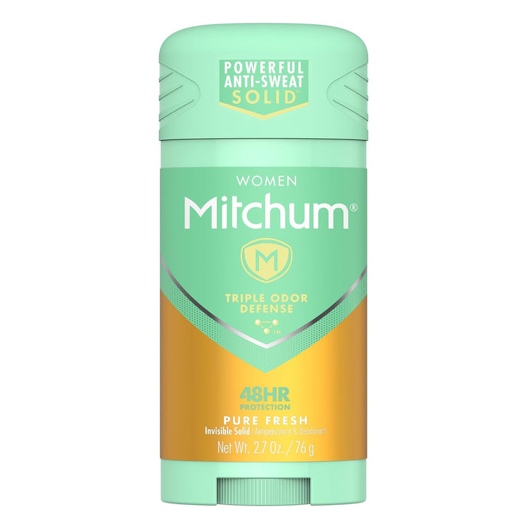 WHOLESALE MITCHUM INVISIBLE SOLID ANTIPERSPIRANT & DEODORANT 2.7 OZ - PURE FRESH - 48 PIECE LOT