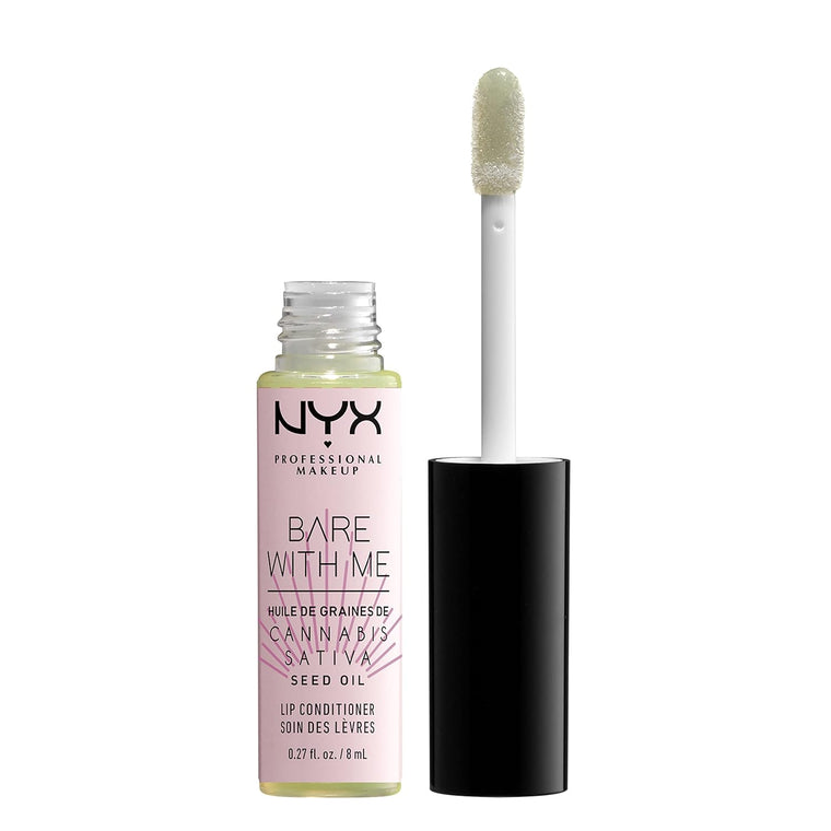 WHOLESALE NYX BARE WITH ME CANNABIS SATIVA SEED OIL LIP CONDITIONER 0.27 OZ - 72 PIECE LOT