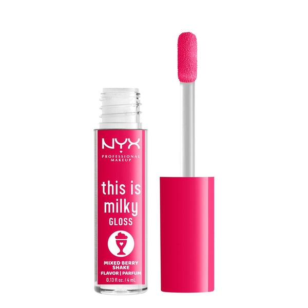 WHOLESALE NYX THIS IS MILKY LIP GLOSS 0.13 OZ - MIXED BERRY SHAKE - 72 PIECE LOT