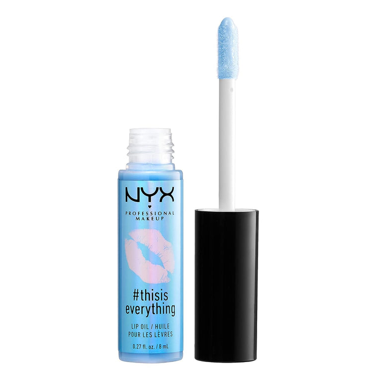 WHOLESALE NYX #THISISEVERYTHING LIP OIL 0.27 OZ - SHEER SKY BLUE - 72 PIECE LOT