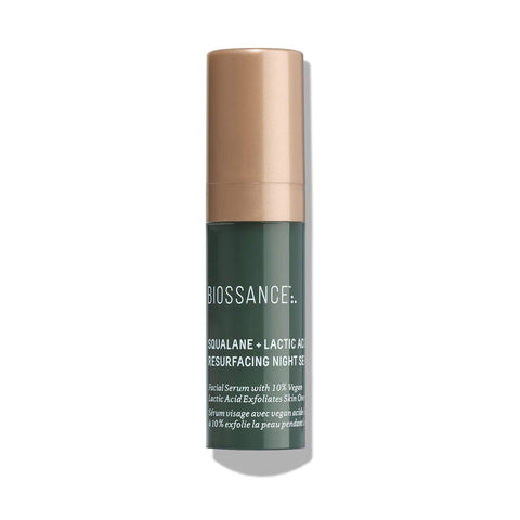 WHOLESALE BIOSSANCE SQUALANE + LACTIC ACID RESURFACING NIGHT SERUM 0.13 OZ - 50 PIECE LOT