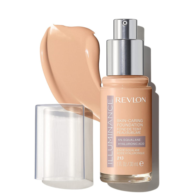 WHOLESALE REVLON ILLUMINANCE SKIN-CARING FOUNDATION 1 OZ - LIGHT NATURAL 213 - 48 PIECE LOT