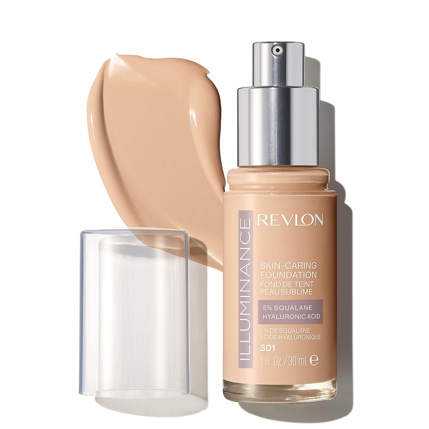 WHOLESALE REVLON ILLUMINANCE SKIN-CARING FOUNDATION 1 OZ - COOL BEIGE 301 - 48 PIECE LOT