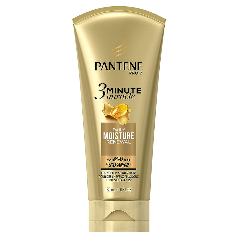 WHOLESALE PANTENE PRO-V 3 MINUTE MIRACLE DAILY MOISTURE RENEWAL DAILY CONDITIONER 6 OZ  - 48 PIECE LOT