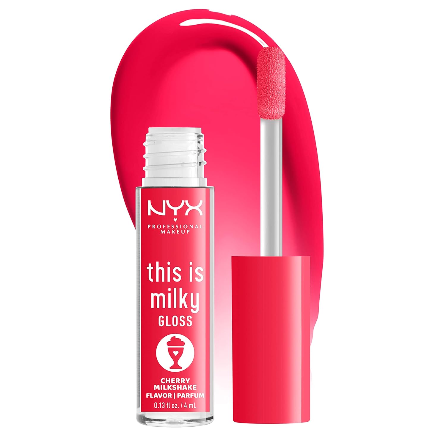 WHOLESALE NYX THIS IS MILKY LIP GLOSS 0.13 OZ - CHERRY MILKSHAKE - 72 PIECE LOT