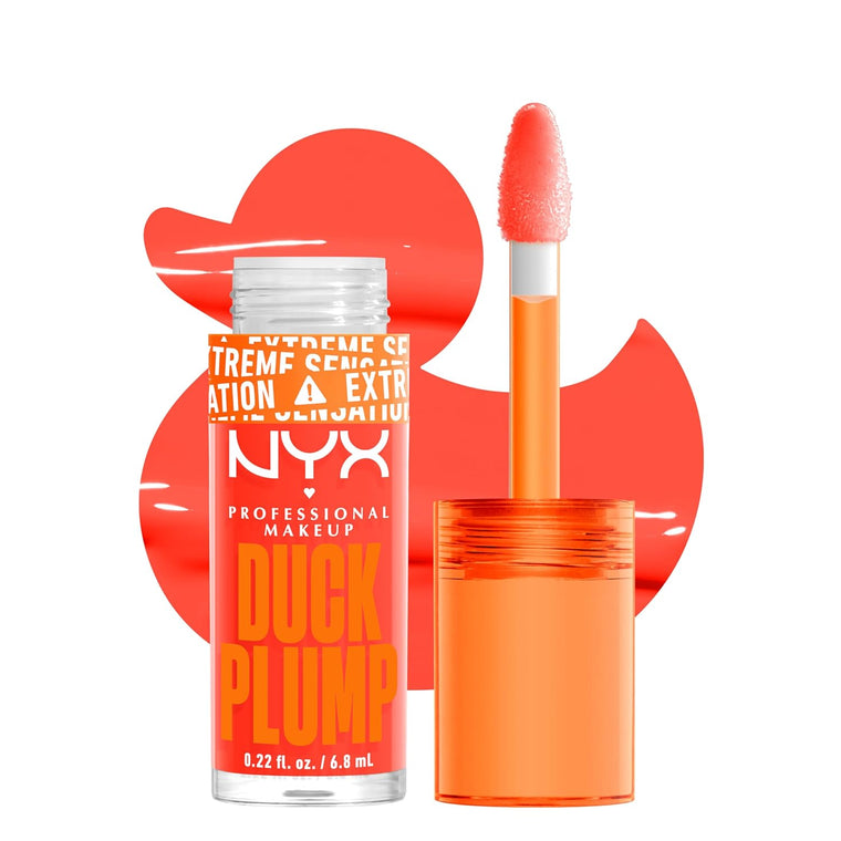 WHOLESALE NYX DUCK PLUMP HIGH PIGMENT PLUMPING LIP GLOSS 0.23 OZ - PEACH OUT 13 - 72 PIECE LOT