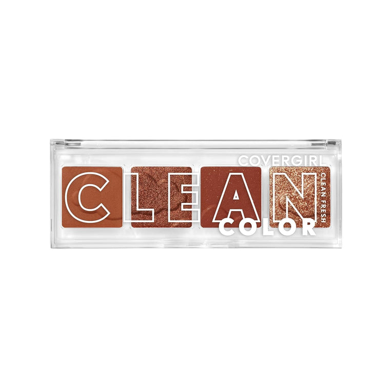 WHOLESALE COVERGIRL CLEAN FRESH COLOR EYESHADOW PALETTE - SPICED COPPER 252 - 72 PIECE LOT
