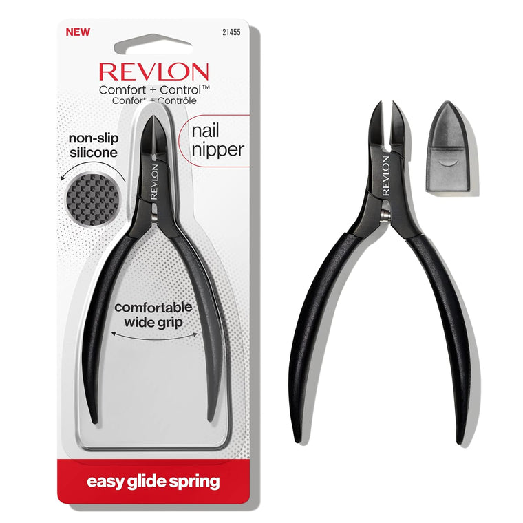 WHOLESALE REVLON COMFORT + CONTROL NAIL CLIPPER - 72 PIECE LOT