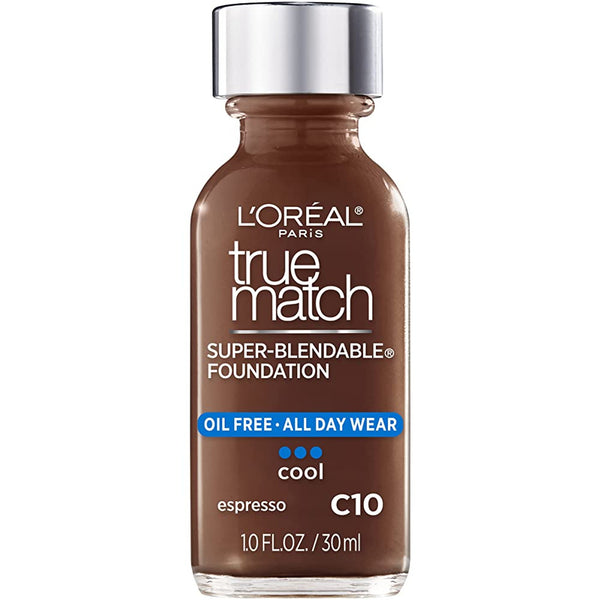 WHOLESALE LOREAL TRUE MATCH SUPER BLENDABLE FOUNDATION 1 OZ - ESPRESSO C10 - 72 PIECE LOT