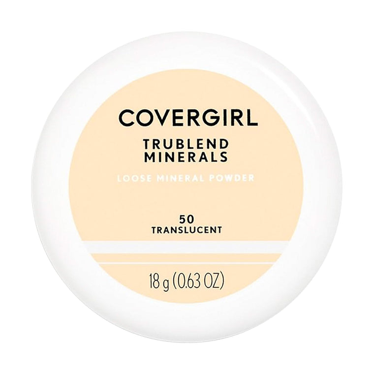 WHOLESALE COVERGIRL TRUBLEND MINERALS LOOSE MINERAL POWDER 0.63 OZ - TRANSLUCENT 50 - 72 PIECE LOT