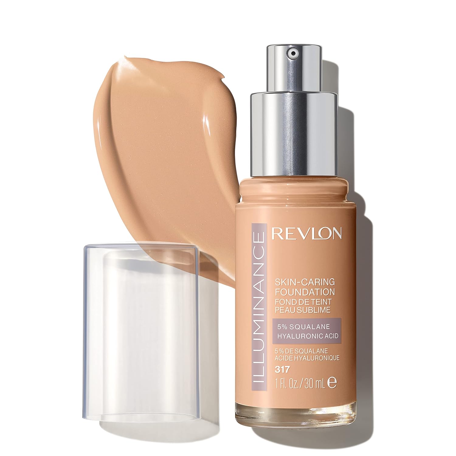WHOLESALE REVLON ILLUMINANCE SKIN-CARING FOUNDATION 1 OZ - TAN SAND 317 - 48 PIECE LOT