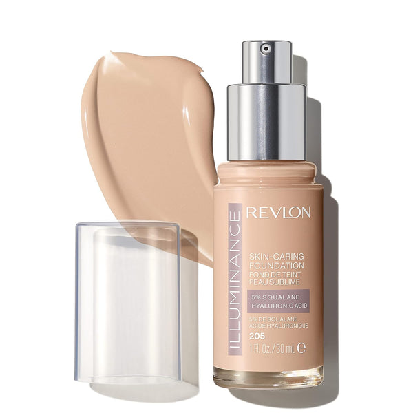 WHOLESALE REVLON ILLUMINANCE SKIN-CARING FOUNDATION 1 OZ - NATURAL OCHRE 205 - 48 PIECE LOT