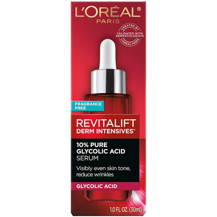 WHOLESALE LOREAL REVITALIFT DERM INTENSIVES 10% PURE GLYCOLIC ACID SERUM 1 OZ - 48 PIECE LOT