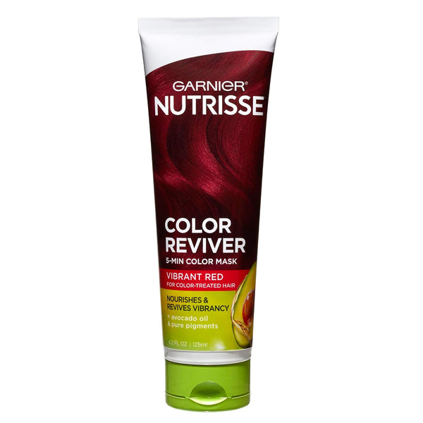 WHOLESALE GARNIER NUTRISSE COLOR REVIVER 5-MIN COLOR MASK 4.2 OZ - VIBRANT RED - 48 PIECE LOT