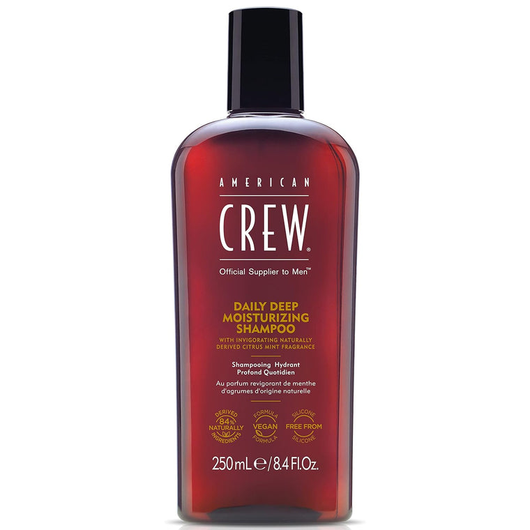 WHOLESALE AMERICAN CREW DAILY DEEP MOISTURIZING SHAMPOO 8.4 OZ - 48 PIECE LOT