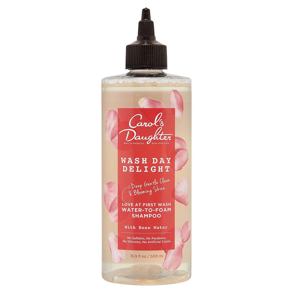 WHOLESALE CAROL'S DAUGHTER WASH DAY DELIGHT WATER-TO-FOAM SHAMPOO WITH ROSE WATER 16.9 OZ - 48 PIECE LOT