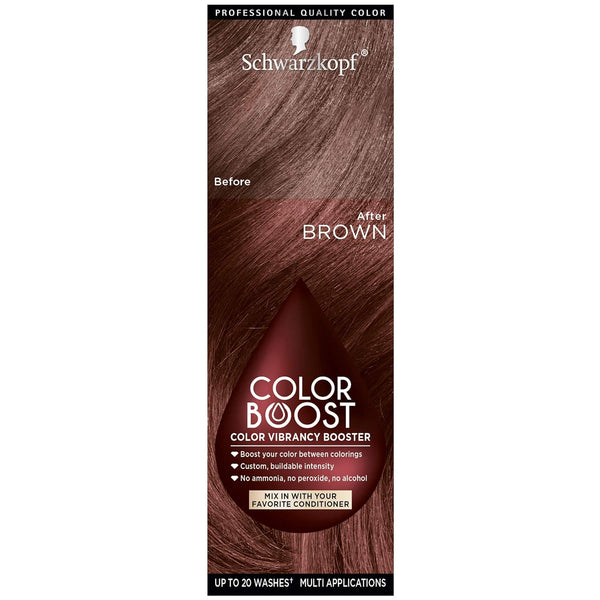 WHOLESALE Schwarzkopf COLOR BOOST COLOR VIBRANCY BOOSTER 1 OZ - BROWN - 48 PIECE LOT