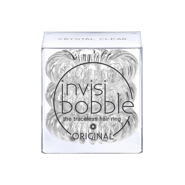 WHOLESALE INVISIBOBBLE ORIGINAL THE TRACELESS  HAIR RING 3 PACK - CRYSTAL CLEAR - 50 PIECE LOT