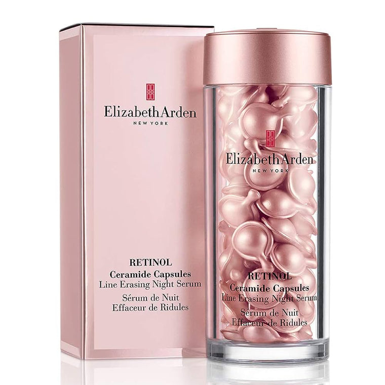 WHOLESALE ELIZABETH ARDEN RETINOL CERAMIDE CAPSULES LIKE ERASING NIGHT SERUM 60 CAPSULES - 48 PIECE LOT